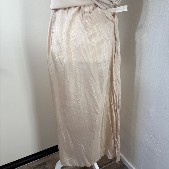 Silk Satin Classic Spaghetti Strap Slip Gown S - Picture 10 of 10